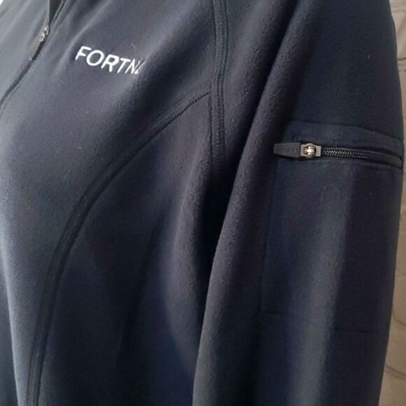 L.L.Bean Ultrasoft Womens Lightweight Fitness Fleece Quarter Zip Ink Black NWT - Picture 6 of 10